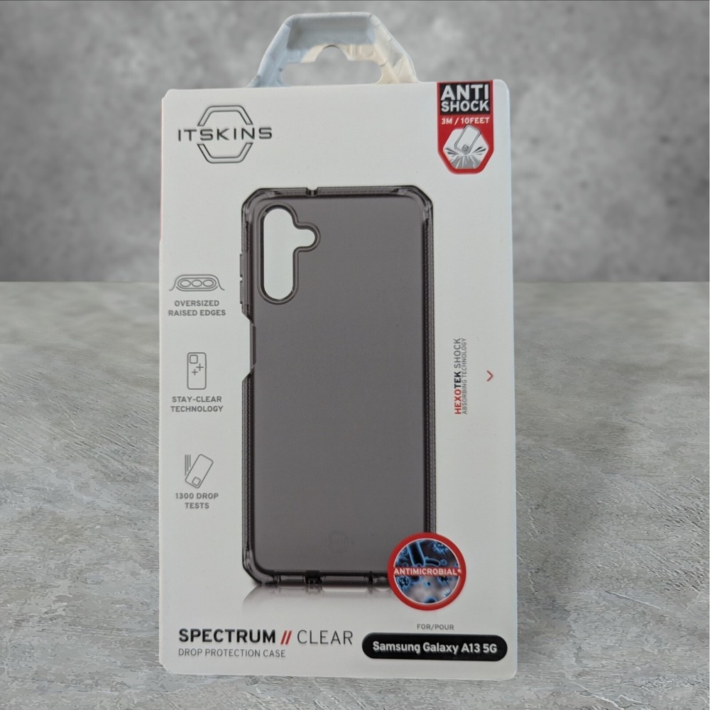 Itskins Spectrum Clear Case for Samsung Galaxy A13 5G Gray See‎ Description T3